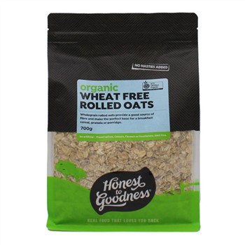 Organic Wheat Free Rolled Oats (Gluten Tested) 700g