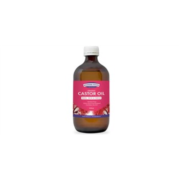 Organic Castor Oil 500mL - Cold Pressed