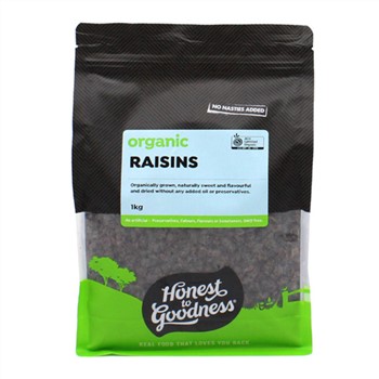 Organic Raisins 1kg 