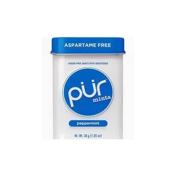 PUR Mints in Tin - Peppermint, Aspartame Free, 30g