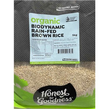 Brown Rice, rain-fed, biodynamic 5kg