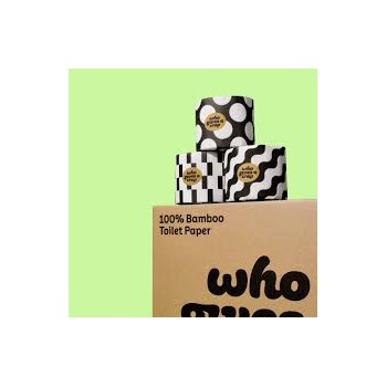 Premium Bamboo Single Roll Toilet Paper 3ply, 370 sheets (10x10cm)